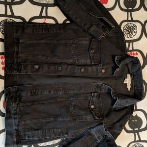 H&m black denim jacket